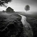 Pathway to Barn on Pasture